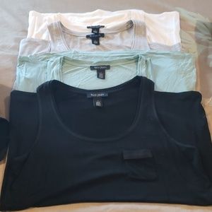 Lot of (4) White House Black Market tanks
